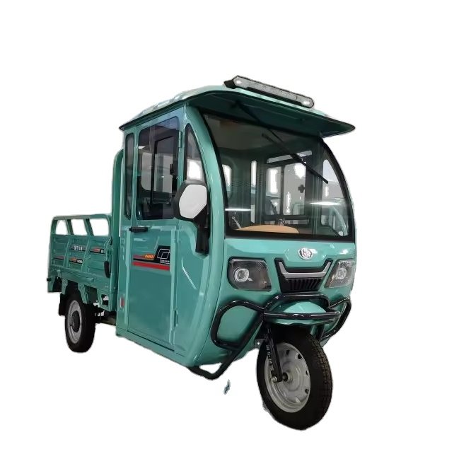 CE Approved Heavy Duty Electric Trike 3 Wheeler Cargo Tricycle with Container Cab Express Delivery Passenger Motorcycle Trike